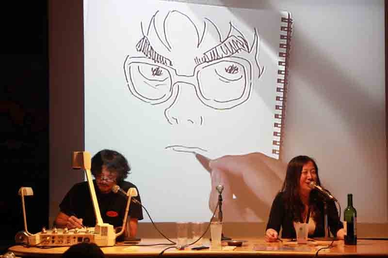 花沢のナマ描き。おぼつかない線により、果たして作者本人なのかどうか疑われる。