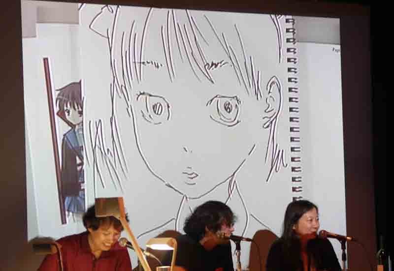 花沢の描いたハルヒ。似ていないが、これはこれでかわいい。