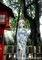 柊裕一の読み切り「ゾンビッチはビッチに含まれますか？」扉イラスト。 (C)Yuichi Hiiragi/SQUARE ENIX