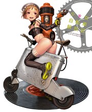 「少女自転車解放区」のカバーイラストは村田蓮爾が手がけている。(C)RANGE MURATA / WANIMAGAZINE 2011