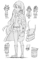 見富拓哉による「人類は衰退しました」カット。