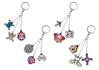 J賞のラバーキーホルダー全4種類。(C)尾田栄一郎／集英社・フジテレビ・東映アニメーション