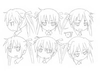 ソーニャの表情集。(C)カヅホ・芳 文社／キルミーベイベー製作委員会