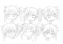 ソーニャの表情集。(C)カヅホ・芳 文社／キルミーベイベー製作委員会