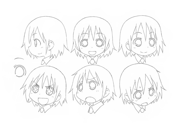 やすなの表情集。(C)カヅホ・芳 文社／キルミーベイベー製作委員会