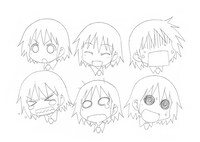 やすなの表情集。(C)カヅホ・芳 文社／キルミーベイベー製作委員会