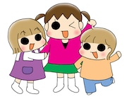 松本ぷりっつ「うちはおっぺけ～3姉妹といっしょ」カット。 (C)松本ぷりっつ・竹書房