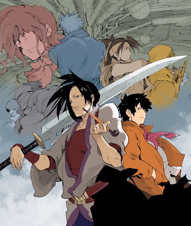 「リュウマのガゴウ」第1話の扉ページイラスト。