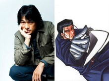 江口洋介（左）と彼が演じる斎藤一（右）のカット。(C)和月伸宏/集英社