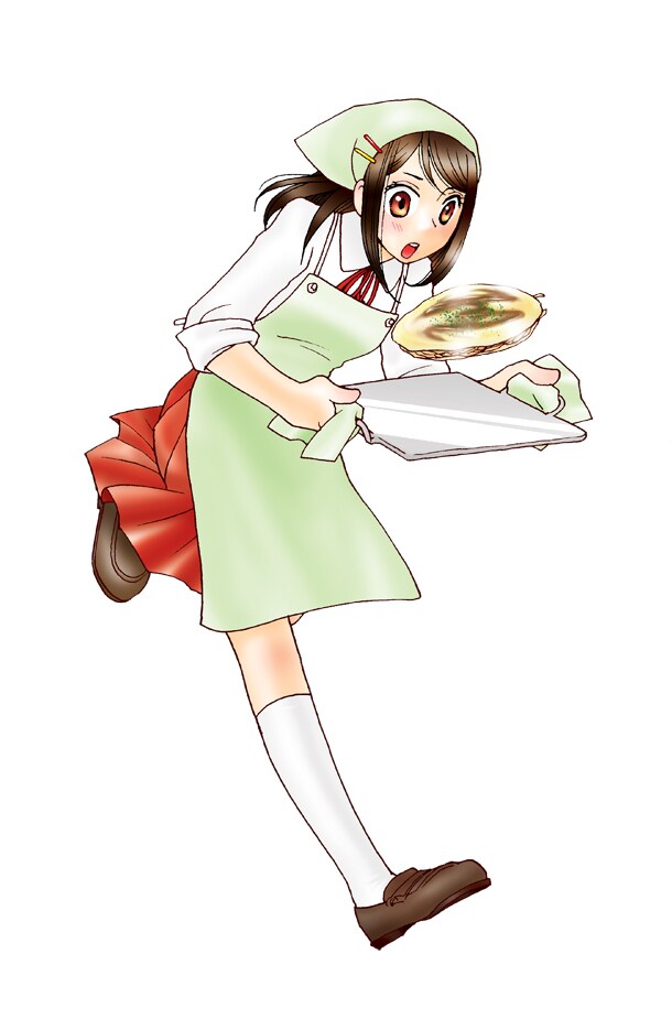 佐藤両々の新連載「あつあつふーふー」の主人公・玉名蘭。(c)佐藤両々／双葉社