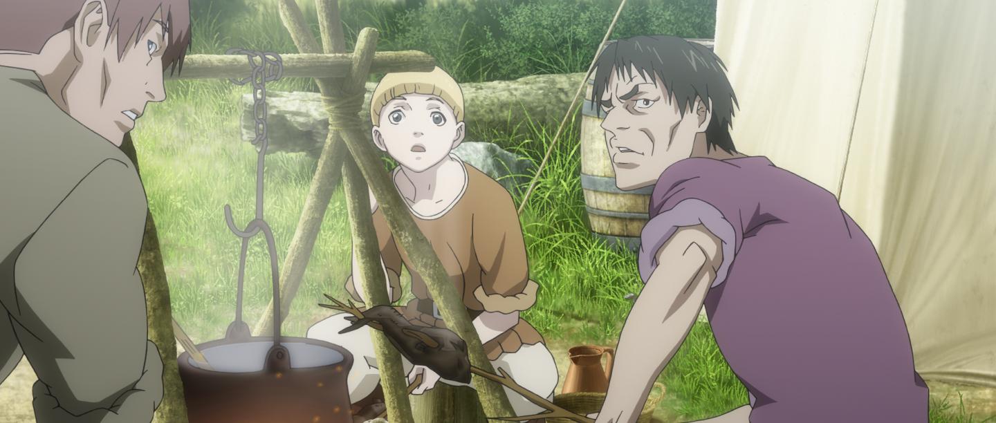 コルカス（右）＆リッケルト（中央） (C)三浦建太郎（スタジオ我画）・白泉社/BERSERK FILM PARTNERS