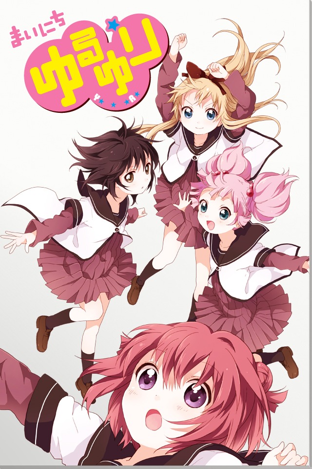 アプリ「まいにちゆるゆり」より。(C) 一迅社・なもり・面白法人カヤック