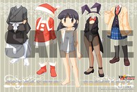 COMIC ZINで配布される、「いかさま博覧亭」購入特典のイラストカード。