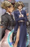 4月のイラストは「GALHOUND」のイリス・ハレット。(C)士郎正宗