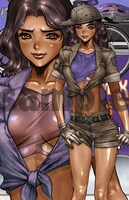 5月のイラストは「GALHOUND」のアーニャ・アニオン。(C)士郎正宗