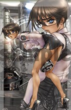 10月のイラストは「GALHOUND」のシリル・ブルックリン。(C)士郎正宗