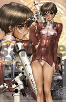 11月のイラストは「GALHOUND」のシリル・ブルックリン。(C)士郎正宗