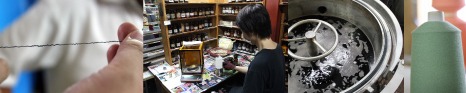 「ほぼ日 別注 ゾロのハラマキ～剣士の心意気～」製作過程。(C)尾田栄一郎/集英社・フジテレビ・東映アニメーション