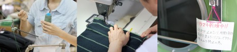 「ほぼ日 別注 ゾロのハラマキ～剣士の心意気～」製作過程。(C)尾田栄一郎/集英社・フジテレビ・東映アニメーション