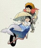 九井諒子の読み切り「人魚禁漁区」カット。