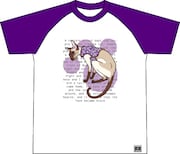 「Siamese」半袖のフロント。3675円。(C)2005-2011 unit of land All Right Reserved.