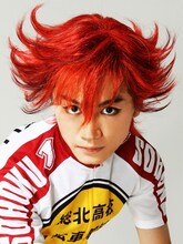 舞台「弱虫ペダル」に出演する、鳴子章吉役の鳥越裕貴。