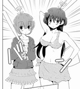 「まにゅーば！ride AT」にゲスト出演した「SARASA」の向井未来、ユウキ・サラサ。