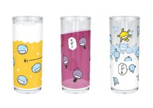 一番くじE賞の「グラスコレクション」。(c)石川雅之／講談社 ※商品は開発中につき、デザイン・形状が変更になる場合があります。