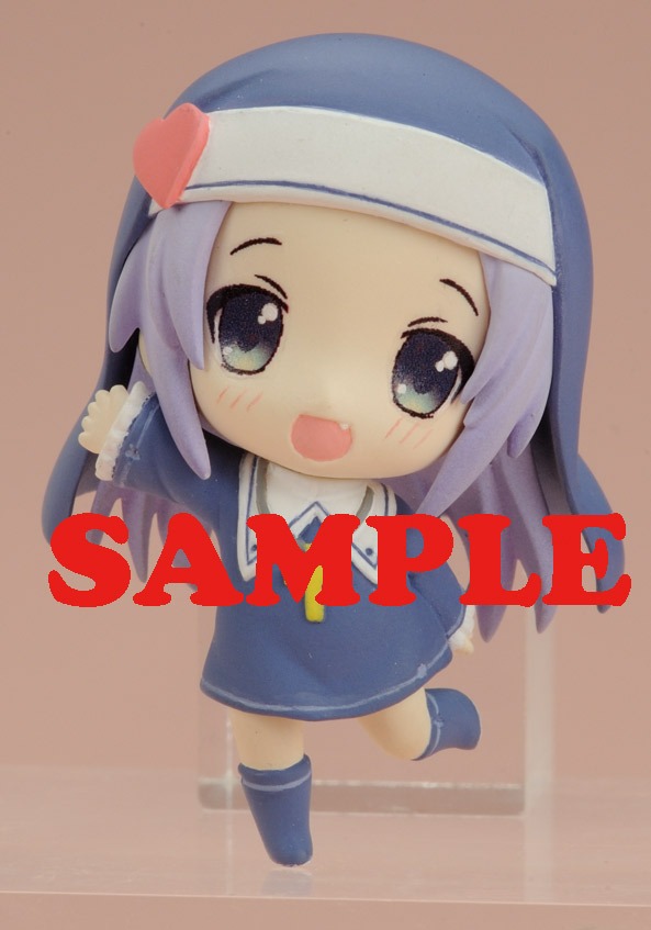 アライブ2月号に付属するマリアフィギュアストラップ。
