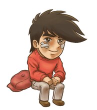 矢吹丈（CV:あおい輝彦）(C)高森朝雄・ちばてつや／講談社