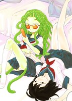 犬丸「ゴルゴンさんは思春期」カット。