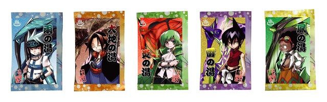 女将・たまおのアイデアが光る、ふんばり温泉新名物「五大聖霊の湯の素」。