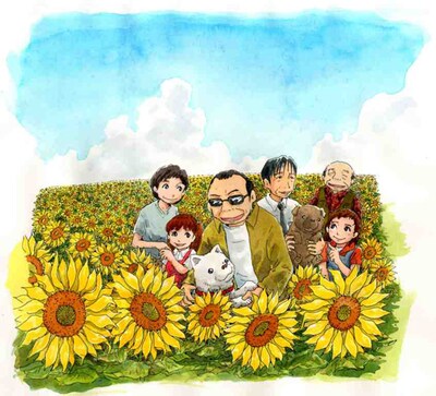 映画「星守る犬」のBlu-ray・DVD初回版に付く特典カレンダー用イラスト。(C)2011「星守る犬」製作委員会 発売元：電通 販売元：東宝