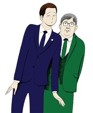 星新一原作、西村ツチカ作画による「コミック星新一 もてなし」カット。「もてなし」（角川文庫刊『地球から来た男』所収）(c)1975 星ライブラリ／新潮社