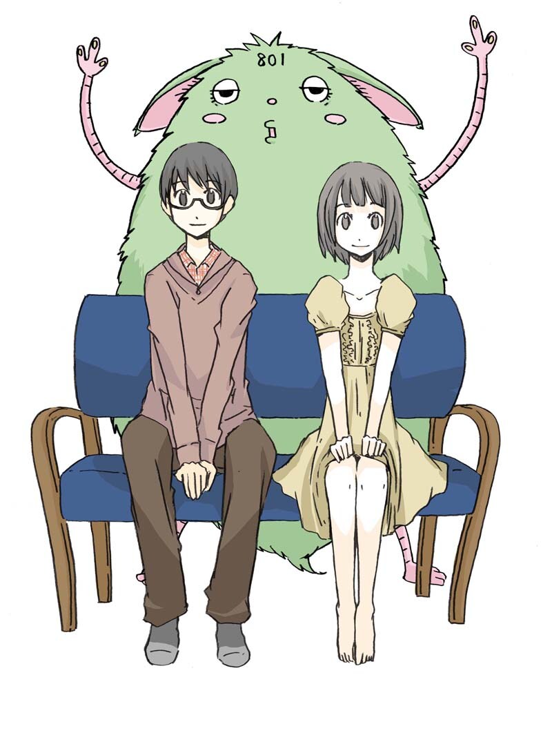 「となりの801ちゃん」カット (C) 小島アジコ/御薗橋801商店街振興組合/宙出版（原案キャラクター作成者/はるな）