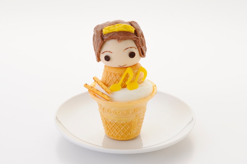 伸びるアイスで律を作った「律ののび～るアイス」。