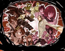 架神恭介原作による横田卓馬「戦闘破壊学園ダンゲロス」カット。