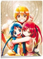 「マギ ミニフォトアルバム」の「アラジン・アリババ・モルジアナ」前面。(C)大高忍／小学館