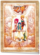 「マギ ミニフォトアルバム」の「アラジン・アリババ・モルジアナ」後面。(C)大高忍／小学館