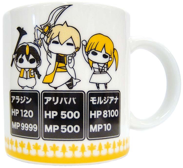 「マギ マグカップ」の取っ手を右にした状態。(C)大高忍／小学館