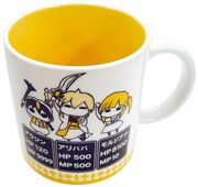 「マギ マグカップ」は外側がオフホワイト、中はイエローになっている。(C)大高忍／小学館