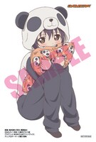 アニブロゲーマーズ各店で配布されるアニメビジュアル描き下ろし特製イラストカード［キャラクター：結衣（ぱんだパジャマ）］。