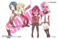 ホビーサーチで配布される「TVアニメ ゆるゆり公式ファンブック」カバーイラスト使用（裏表紙側）イラストカード。