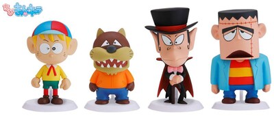 「セブン-イレブンフェア 映画 怪物くん」で当たる「怪物くん ちびきゅんキャラ」4体。