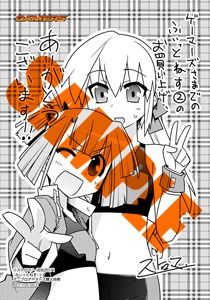 アニブロゲーマーズで「ふぃっとねす」2巻を購入するともらえるブロマイド。
