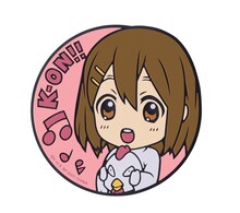 H賞「カップ＆ラバーコースター『けいおん!!～パーティ時間ver.～』」唯モデルのコースター。(C)かきふらい・芳文社／桜高軽音部