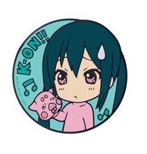 H賞「カップ＆ラバーコースター『けいおん!!～パーティ時間ver.～』」から、梓モデルのコースター。(C)かきふらい・芳文社／桜高軽音部