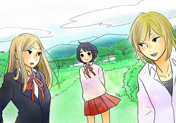 ふみふみこ「さきくさの咲く頃」カット