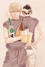 穂積の新連載「居酒屋さちこ」カット。