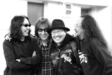 写真左から、みうらじゅん、泉晴紀、久住昌之、根本敬。